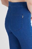 Bayan Mavi Yüksek Bel Skinny Pantolon