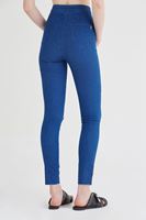 Bayan Mavi Yüksek Bel Skinny Pantolon
