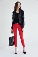 Bayan Siyah V Yaka Kısa Triko