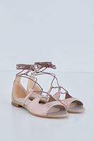 Bayan Altın Parlak Sandalet