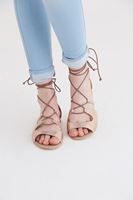 Bayan Altın Parlak Sandalet