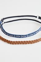 Bayan Mavi İkili Saç Bandı