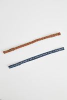 Bayan Mavi İkili Saç Bandı