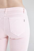 Bayan Pembe İspanyol Paça Düşük Bel Pantolon