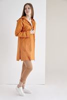 Bayan Kahverengi Düşük Bel Slim Paça Pantolon