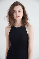 Bayan Siyah Uzun Yırtmaçlı Bluz