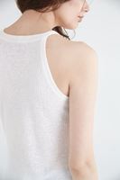 Bayan Krem Uzun Yırtmaçlı Bluz