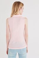 Bayan Pembe Kolsuz Gömlek