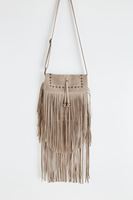 Bayan Gri Püsküllü Çanta