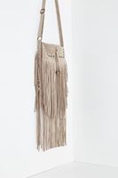 Bayan Gri Püsküllü Çanta