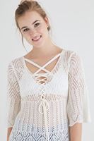 Bayan Sarı Bağcık Detaylı Örme Elbise