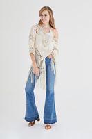 Bayan Bej Püsküllü Elbise