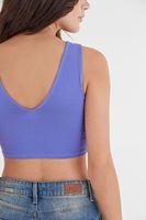 Bayan Mor Tül Detaylı Kısa Üst