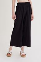 Bayan Siyah Bol Pantolon