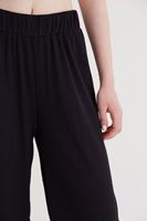 Bayan Siyah Bol Pantolon