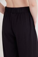 Bayan Siyah Bol Pantolon