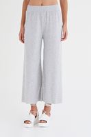 Bayan Gri Bol Pantolon