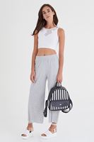 Bayan Gri Bol Pantolon