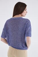 Bayan Mor Truvakar Kol Kısa Triko