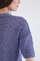 Bayan Mor Truvakar Kol Kısa Triko