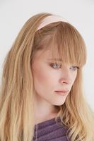 Bayan Pembe Lastikli Saç Bandı