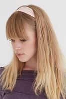 Bayan Pembe Lastikli Saç Bandı