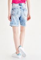 Bayan Mavi Denim Şort