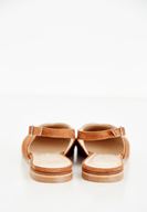 Bayan Kahverengi Arkası Açık Babet