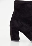 Bayan Siyah Topuklu Bilek Bot