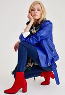 Bayan Kırmızı Topuklu Bilek Bot