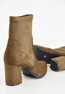 Bayan Yeşil Topuklu Bilek Bot