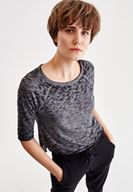 Bayan Füme Pamuk Tişört