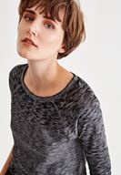 Bayan Füme Pamuk Tişört