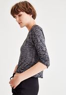 Bayan Füme Pamuk Tişört