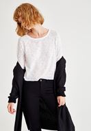 Bayan Beyaz Pamuk Tişört