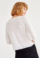 Bayan Beyaz Pamuk Tişört