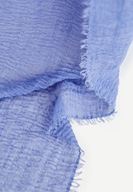 Bayan Mavi İp Detaylı Şal