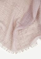 Bayan Krem İp Detaylı Şal