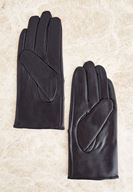 Bayan Siyah Kuş Gözü Detaylı Eldiven