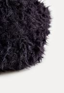 Bayan Siyah Tüylü Boyunluk