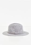 Bayan Gri Kurdele Detaylı Şapka