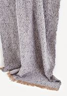 Bayan Gri Çift Taraflı Şal