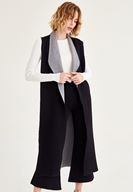 Bayan Çok Renkli Çift Taraflı Yelek