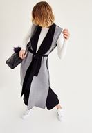 Bayan Çok Renkli Çift Taraflı Yelek