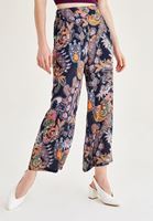 Bayan Çok Renkli Çiçek Baskılı Bluz