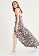 Bayan Çok Renkli Arkası Uzun Şort Tulum