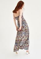 Bayan Çok Renkli Arkası Uzun Şort Tulum