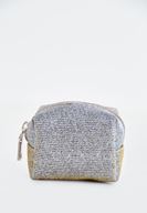 Bayan Altın Simli Mini Cüzdan