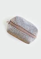 Bayan Altın Simli Mini Cüzdan