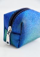 Bayan Mavi Simli Mini Cüzdan
